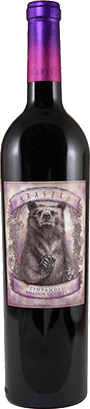 Haraszthy Family Cellars Zinfandel wine bottle front view